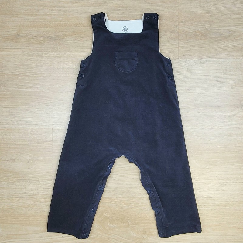 Salopette longue velours Petit Bateau 12 mois